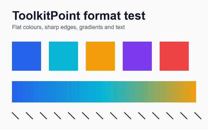 Flat graphic encoded as JPEG at 75 quality